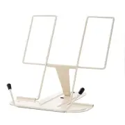Adjustable Metal Book Stand Desk Reading Book Holder for Textbooks Tablet