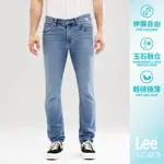 LEE 709 涼感 彈性低腰合身小直筒牛仔褲 男 淺色洗水 LL220084476