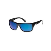 MAKO APEX 9601 Matte Black Frame Brown HDIR Glass Lens Blue Mirror Sunglasses