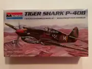 Monogram Tiger Shark P-40B airplane model kit 1/48 NIB Sealed 5209
