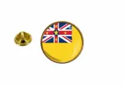 pins pin's flag national badge roundel circle niue