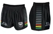 Penrith Panthers NRL Home Supporters Shorts Adults Sizes S-5XL! NEW LOGO