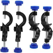 iplusmile 4pcs Large Spray Coated Aluminum Lab Clips Multi Function Table Clamp for Lab Equipment Holders Easy Assembly Convenient Use
