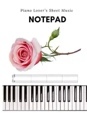 Piano Lover’S Sheet Music Notepad: 100 Sheet Music for Piano Song Writers