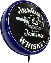 Jack Daniels BLUE LED Bar Lighting Wall Sign Light Button