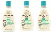 BL Aveeno Kids 2-In-1 Shampoo And Conditioner Hydrating 12oz X 3 Packs