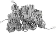Telephone Line 10pcs Phone Cord Extension Easy to Use Long Short Cords No Tangle Office Hotel Home Communication