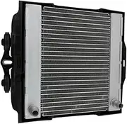 Right Engine Auxiliary Radiator With Bracket Compatible For BMW 5 6 7 Series 535i 650i 740i F10 F12 F13 F01 F02 F07 N55 N20 17117802662