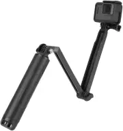 REYGEAK 3 Way Tripod for GoPro Hero11 10 9 8 7 Session - Extendable Pole Hand Gr