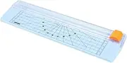 Mini A4 Plastic Paper Cutter Manual Sliding Linear Photo Cutter Desktop Photo Scissors -angle Cutting Ruler Measurement Scratch Prevention