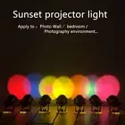 LED Sun Sunset Rainbow Projector Atmosphere Light Lamp USB Home DIY Gifts