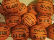10 Spalding All-Star Official Regulation NBA Size Basketballs 29.5”