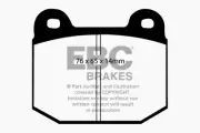 EBC DP51538NDX Disc Brake Pad Set FITS 99 03 mitsubishi lancer evolution 2 0 tur (for: Mitsubishi)