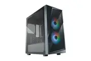 Cooler Master CMP320 ARGB Tempered Glass Micro-ATX Case - Black [CP320-KGNN-S00]