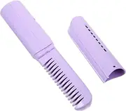 SHERCHPRY Portable USB Cordless Heated Hair Straightener Comb Compact Travel Brush for Effortless Styling Scalp Massage for Go Hair Care