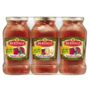 Bertolli Pasta Sauce Variety Pack - Tomato & Basil and Olive Oil & Garlic, 3 pk.