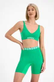 [Bonds] Bonds Women's Chafe Off Short in Cotton Jardin Size: 14, Moisture-Wicking 14 Cotton Jardin