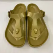 Birkenstock New w/ Box Gizeh Glamour Gold EVA Regular Width - Select Size