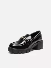 Dream Pairs Women Platform Chunky Loafers Low Heel Round Toe Casual Loafer Shoes