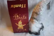 Tomte Plush 10" Tall Fabric Gnome in Gift Box NIB See Pics