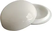 TEHAUX Nail Charms Makeup Container White Ceramic Jars Ceramics Inkless Hand and Footprint Kit