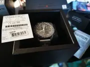 Bnib receipt Omega speedmaster Moonswatch mercury grey bioceramic chrono swatch