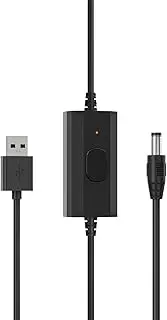 LUCKVIEW USB Cable for Baby Car Camera, Compatible with Cars, 4FT Power Cable for Car Baby Monitor, Easy Installation for USB Cable, Safe Wiring with Baby Monitor