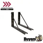 Buyers Products 1701011 18x24" Welded Black Formed Steel Mounting Brackets