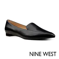 在飛比找PChome24h購物優惠-NINE WEST ABAY3 尖頭樂福鞋-黑色