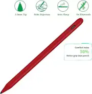 Stylus Pencil with Palm Rejection Active Draw and Write for iPad 2018-2024 Red