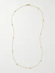 [Octavia Elizabeth] Octavia Elizabeth - + Net Sustain By The Pinch 18-karat Recycled Gold Diamond Necklace - One size One size Gold