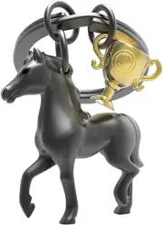 Metalmorphose Miniature 3D Metal Keychain - Horse & Trophy, Whitehill MTM235-01