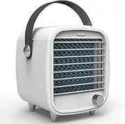 Portable Small Bladeless Fan, USB Charging Cooling Fan, Plus Ice Cold Air Conditioning Fan, Desk Fan for Home/Office