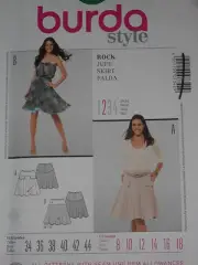 Skirt Size 8-18 Burda 7342 Sewing Pattern