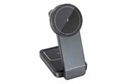 Laser ChargeCore Foldable 3-in-1 MagSafe Charger - Fast Charging Stand for iPhone, Watch, AirPods with Overcharge Protection &amp; Magnetic Alignment