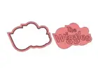 The wiggles cookie cutter and stamp debosser baking two tone