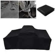 Waterproof 1.4m Roof Top Tent for Camping Trailer 4x4 Vehicles with Rack Cover Black