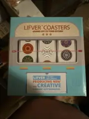 8 Coasters “If Coasters Could Talk”Funny Sayings And Bottle Holder