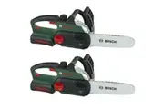 2x Klein Bosch Chain Saw Kids Child Pretend Play Gardening Toy w Sound Light 3y+