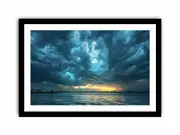Storm Clouds Art Framed print