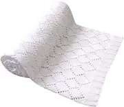ULDIGI Knitted Muslin Blanket Windproof Sherpa Blanket for Girl Newborn Wrap Soft Comfortable