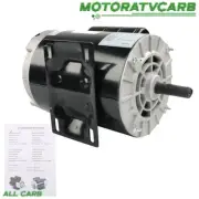 ALL-CARB Electric Motor 3.7 HP 3450 RPM Compressor Duty 1 Phase 5/8" Shaft 230 V
