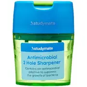 Studymate Recycled Barrel 2 Hole Sharpener Blue and Green