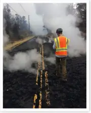 Leilani Street Ground Cracks Kilauea Volcano 2018 Silver Halide Photo