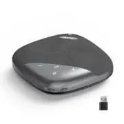 Conference Speaker with Microphone, Wireless Bluetooth Speaker w/8 Mics, 20ft Vo