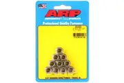 ARP 12-Point Nut Polished S/S 5/16" UNF Thread 3/8" Socket 10-Pack 400-8331 ARP-400-8331 ARP 400-8331