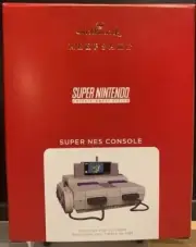 HALLMARK KEEPSAKE ORNAMENT 2021 SUPER NINTENDO CONSOLE LIGHT AND SOUND HTF