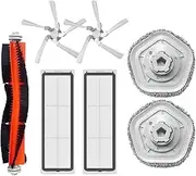 Accessories Kit for Dreame W10 Robot Vacuum Cleaner – Replacement Set with Main Roller Brush, Side Brushes, Filters, and Mop Pads – Complete Replenishment Spare Parts for Dreame W10