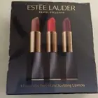 ESTEE LAUDER TRAVEL EXCLUSIVE PURE COLOR ENVY MATTE SCULPTING LIPSTICKS TRIO SET