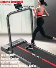 Electric Treadmill Foldable Walking Running Pad Home Office Gym